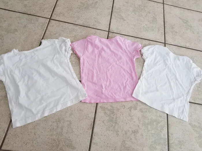 Lot 3 T-shirt, 12-18 mois - photo numéro 5