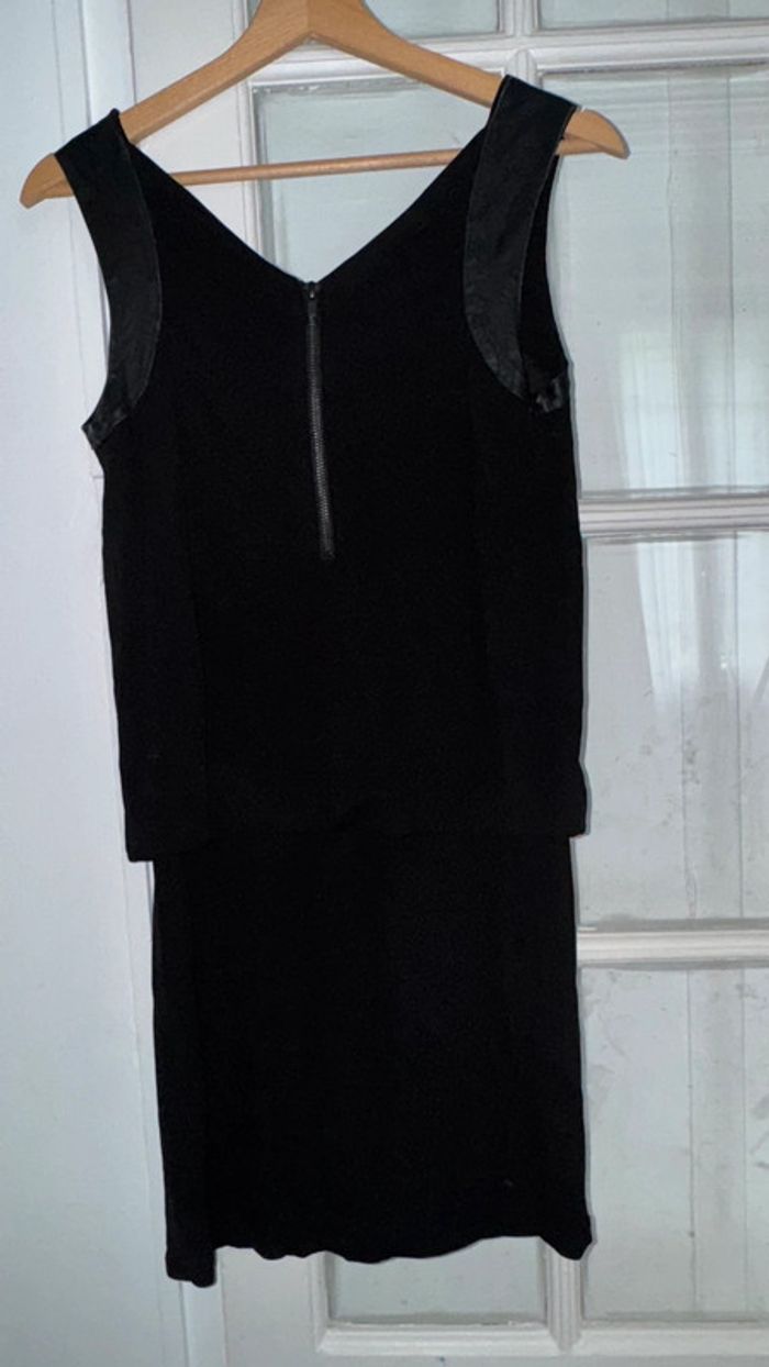 Robe avec du cuir the Kooples Taille 36 - photo numéro 5