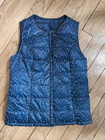 Doudoune sans manches réversible