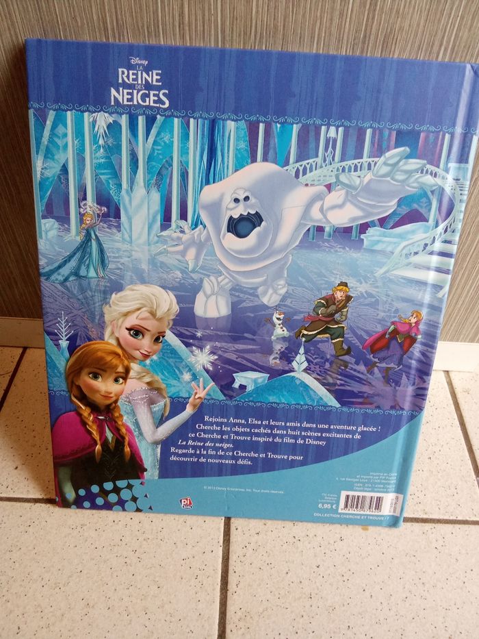 Grand livre cherche et trouve Disney la reine des neiges - photo numéro 2