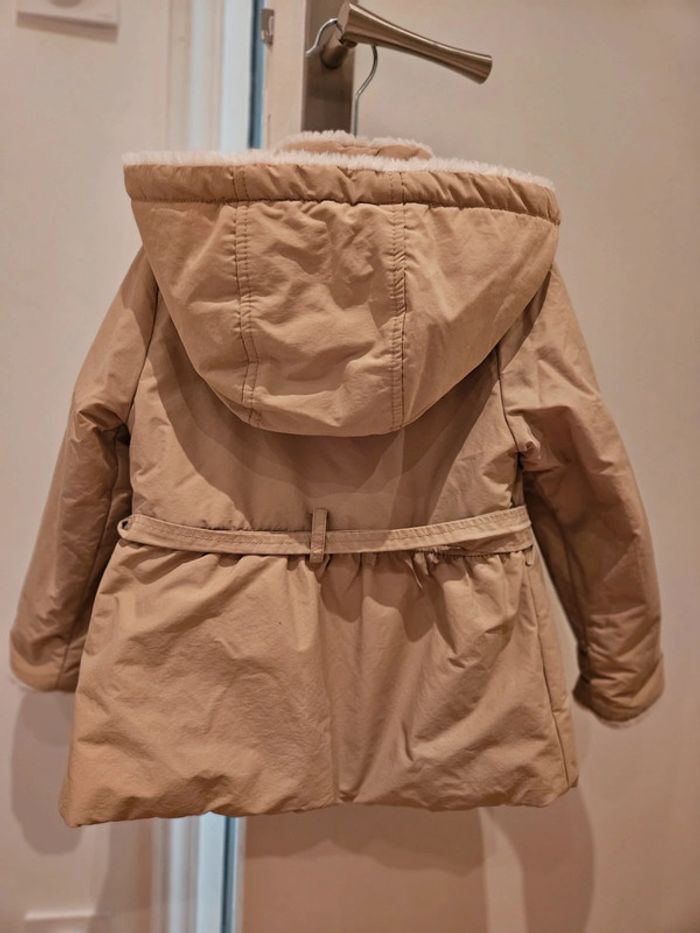 Manteau fille Mango beige - photo numéro 2