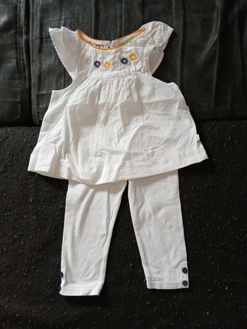 Ensemble été haut/legging 12 mois