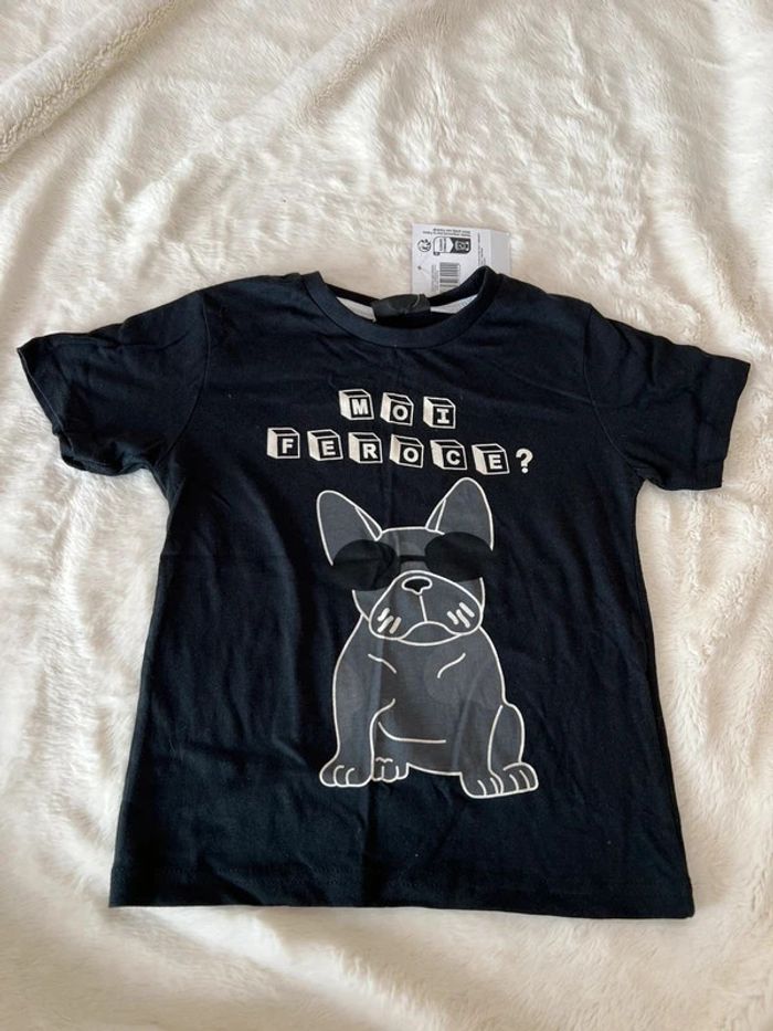 Tee shirt bouledogue