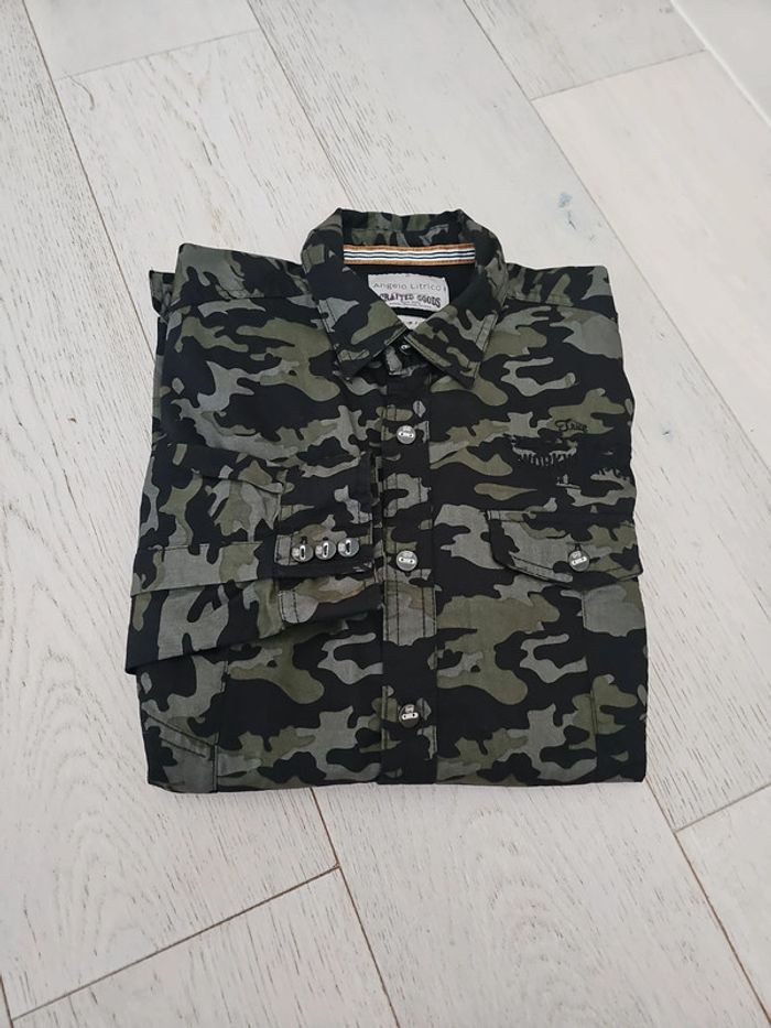 Chemise camouflage Angelo Litrico taille M