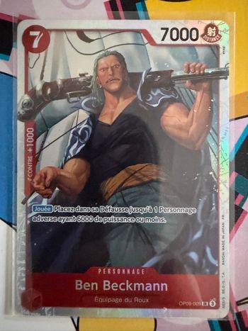 One Piece Ben Beckmann OP09-009 SR FR Les Nouveaux Empereurs NM