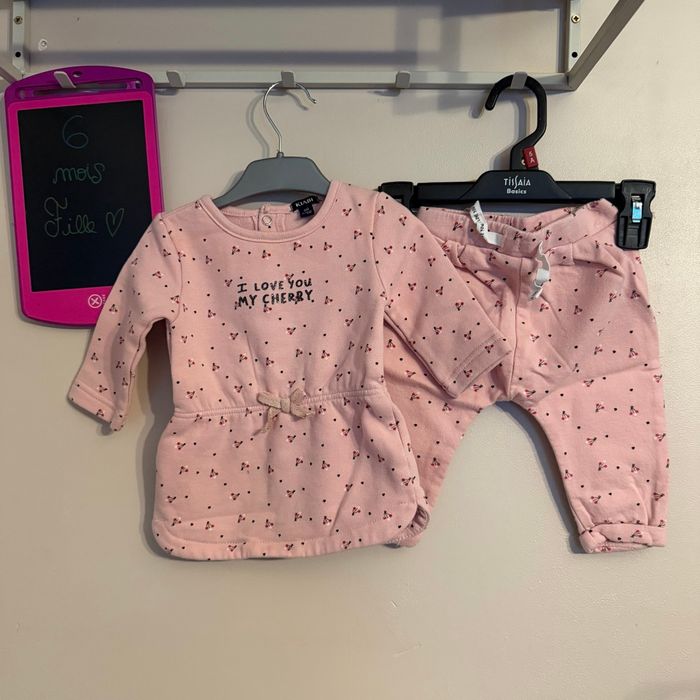 Ensemble complet, pull cintré et pantalon épais - T6mois - Kiabi