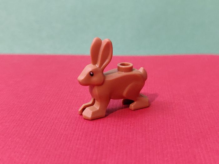 Lapin marron Lego - parfait état - vrai Lego
