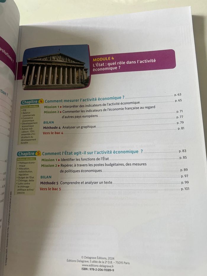 Économie droit 1re tle bac pro modules 3,4 et 5 - photo numéro 4