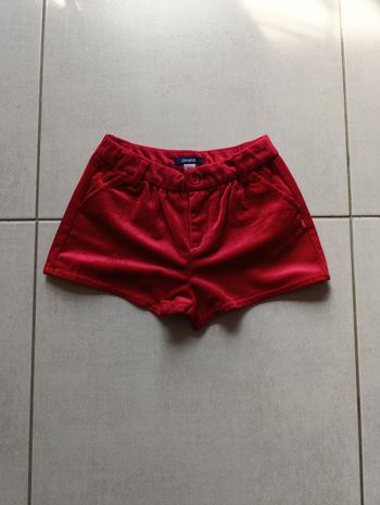 Short velours 4 ans