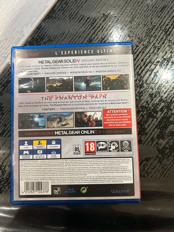 Metal Gear Solid V – The Definitive Experience – PS4 – PlayStation Hits - photo numéro 4