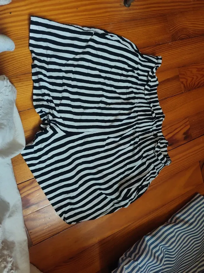 Short rayé