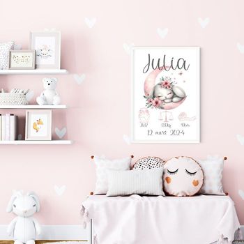 affiche naissance personnalisé