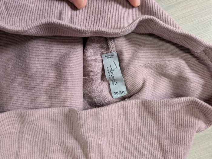 Pantalon de grossesse rose taille 38/40 premaman - photo numéro 2