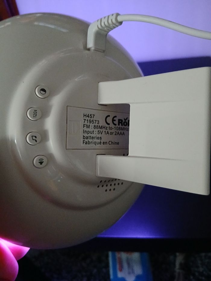 Réveil  lumière musique  Rohs - photo numéro 2