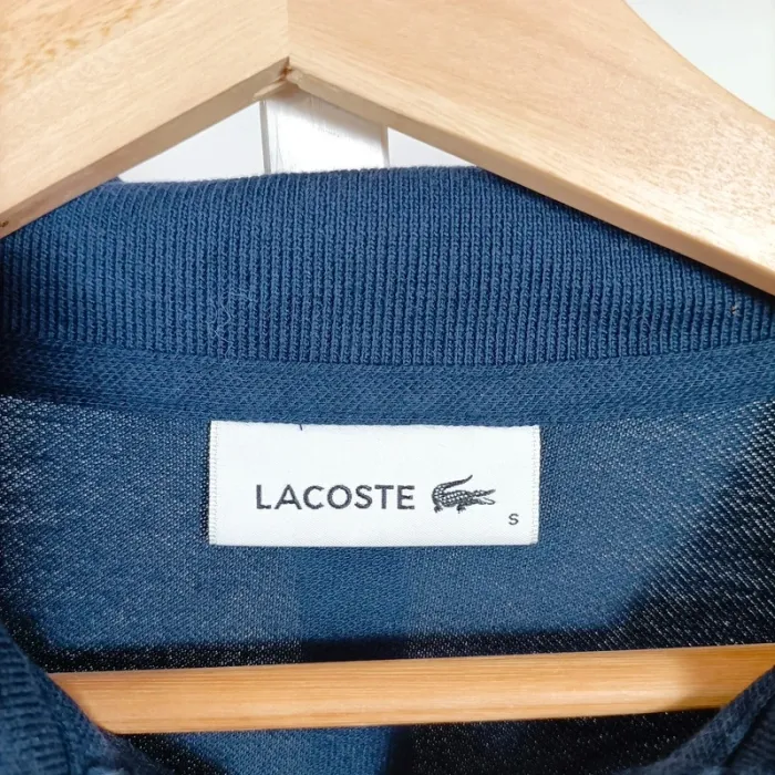 Robe polo bleu marine manches longues Lacoste – taille S A979 - photo numéro 8