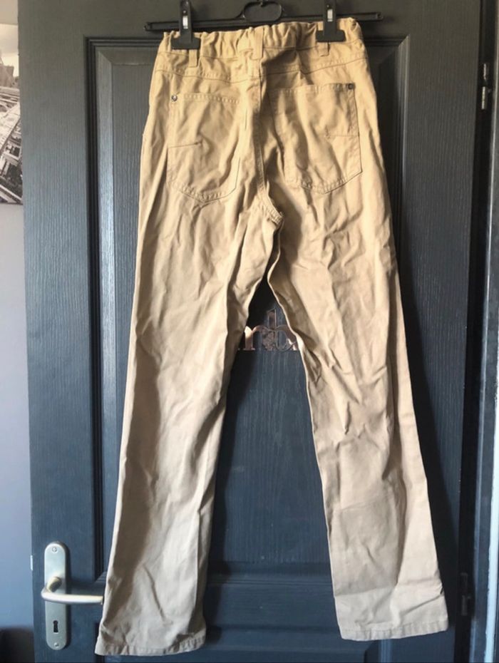 Pantalon beige garçon - photo numéro 2