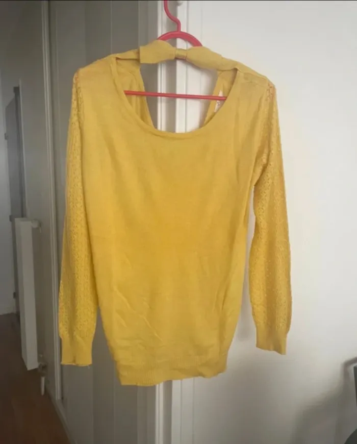 Pull contenant de la laine Y’coo - photo numéro 6