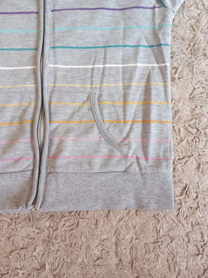 📦veste sweat capuche coton gris 14ans T34 Bilook - photo numéro 2