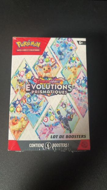 [NEUF] Bundle lot de 6 boosters EV8.5 Évolutions Prismatiques FR (abimé)