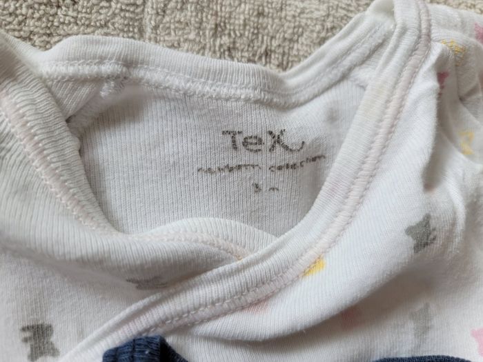 Lot de 7 bodies manches courtes 3 mois garçon - photo numéro 5