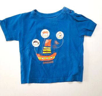 T-shirt bleu 12 mois