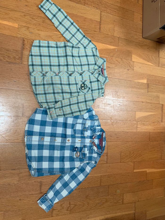 Lot 2 chemises sergent major 4 ans