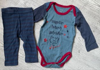 Ensemble body 6 mois Tex