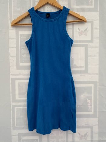 Robe sans manches bleu - SHEIN - XS/34