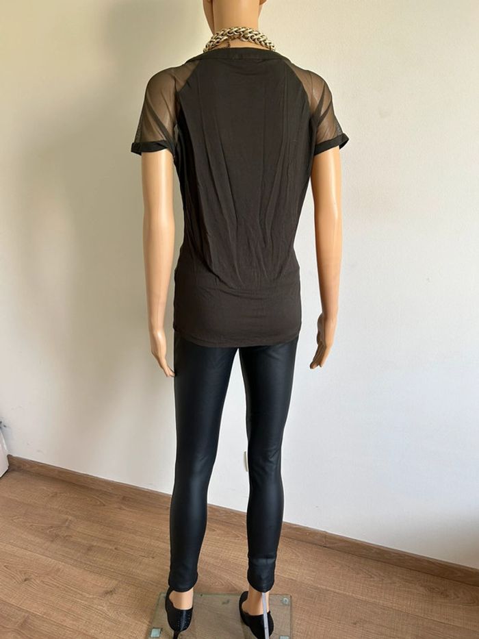 Haut kaki à manches courtes Morgan taille L TBE - photo numéro 9