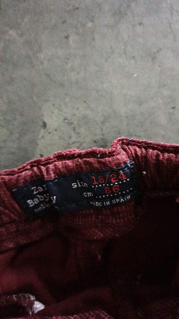 Pantalon slim Zara 18 mois - photo numéro 3