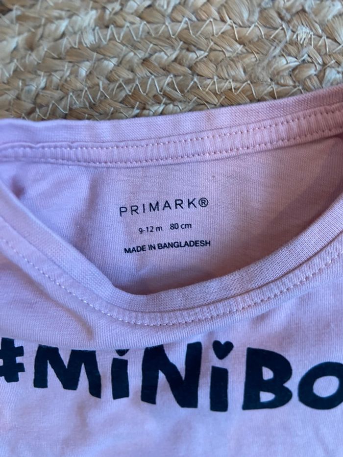 Tee-shirt fille 9 mois Primark - photo numéro 2