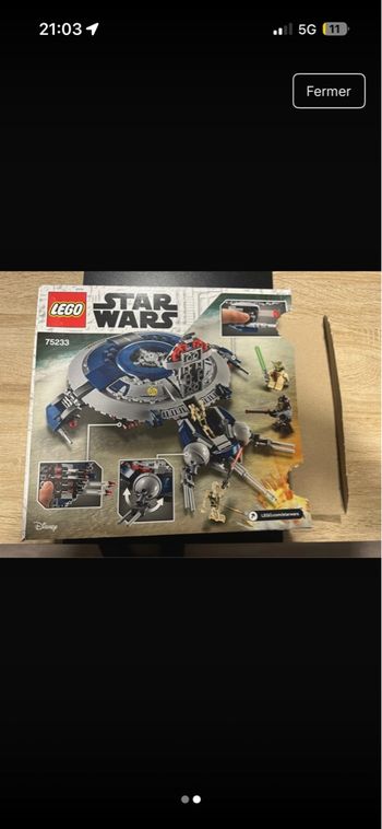 Lego stars wars droid Gunship 75233