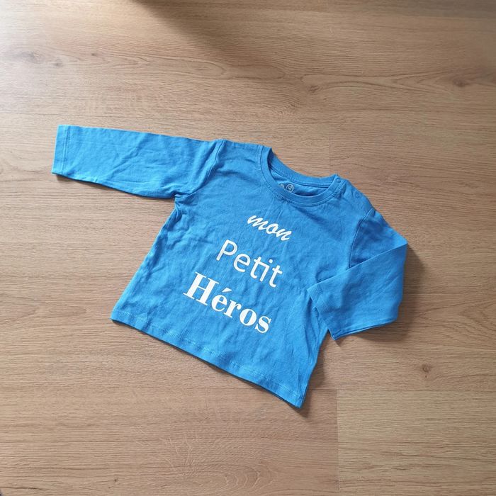 💚 Tee-shirt ML 12 mois U tous petits #emyfleury_12moisgarçon