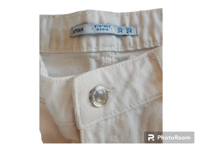 Jeans blanc Iefties taille 34 - photo numéro 3