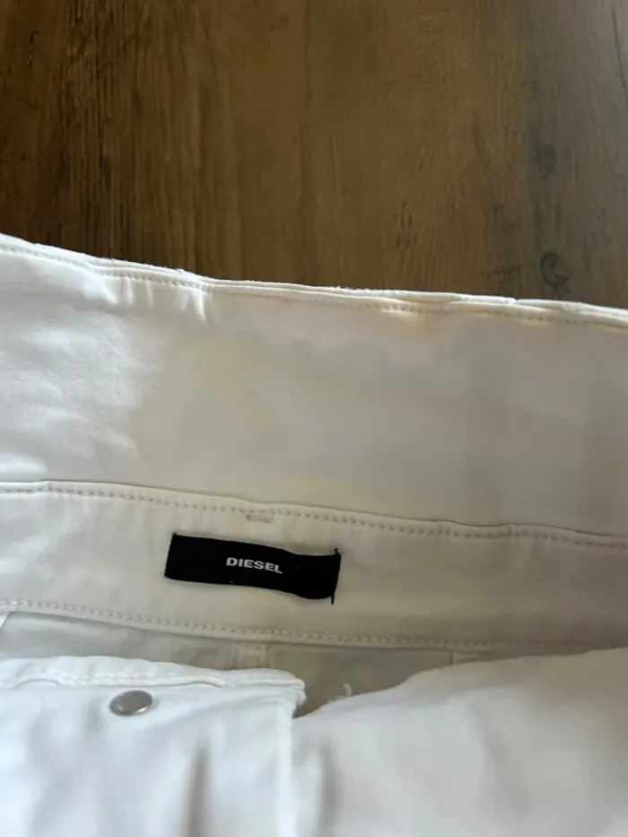 Short jeans blanc diesel xs - photo numéro 5