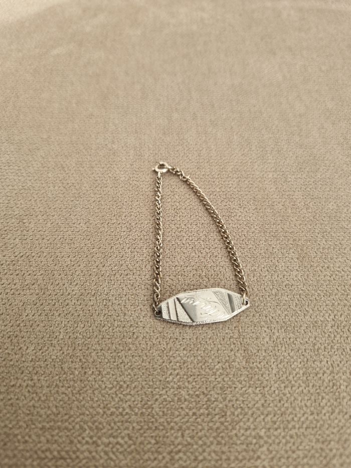 Bracelet naussance argenté prénom Anna - photo numéro 2