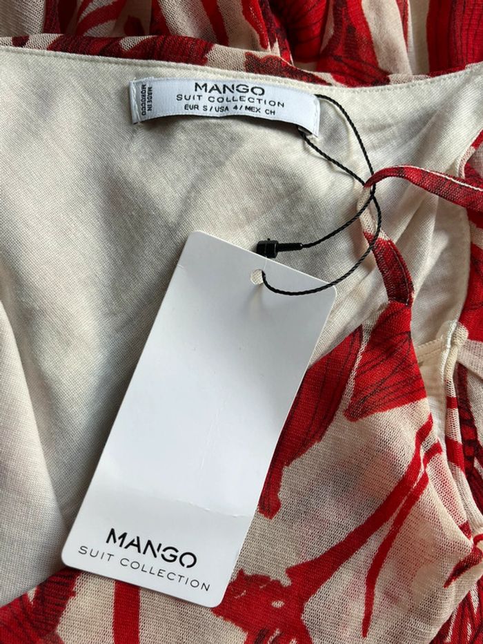 Robe longue à fleurs mango S neuve - photo numéro 6