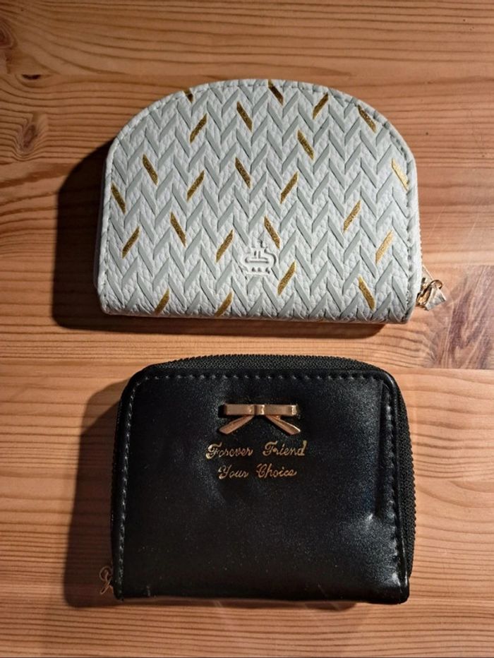 Lot de 2 porte monnaie