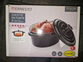 Cocotte en fonte 4 litres NEUVE