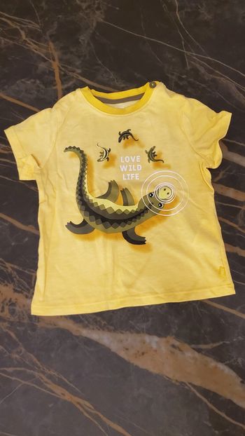 T-shirt imprimé Obaibi jaune