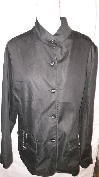 Emma perle veste noir taille 46/48