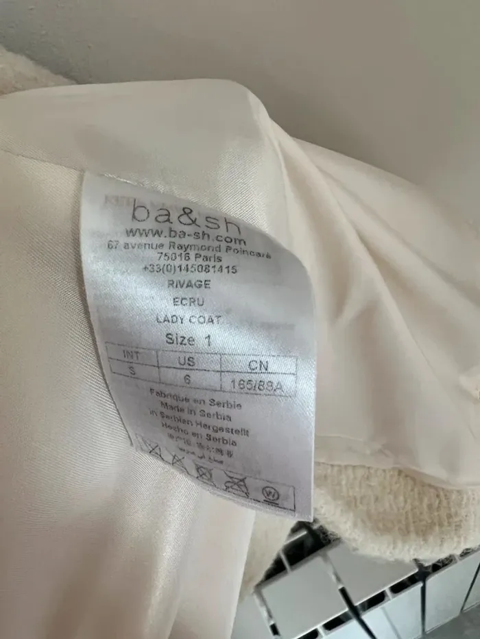 Manteau ba&sh écru - photo numéro 9