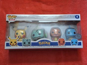 Pack de 4 figurines Pop Pokemon Starters