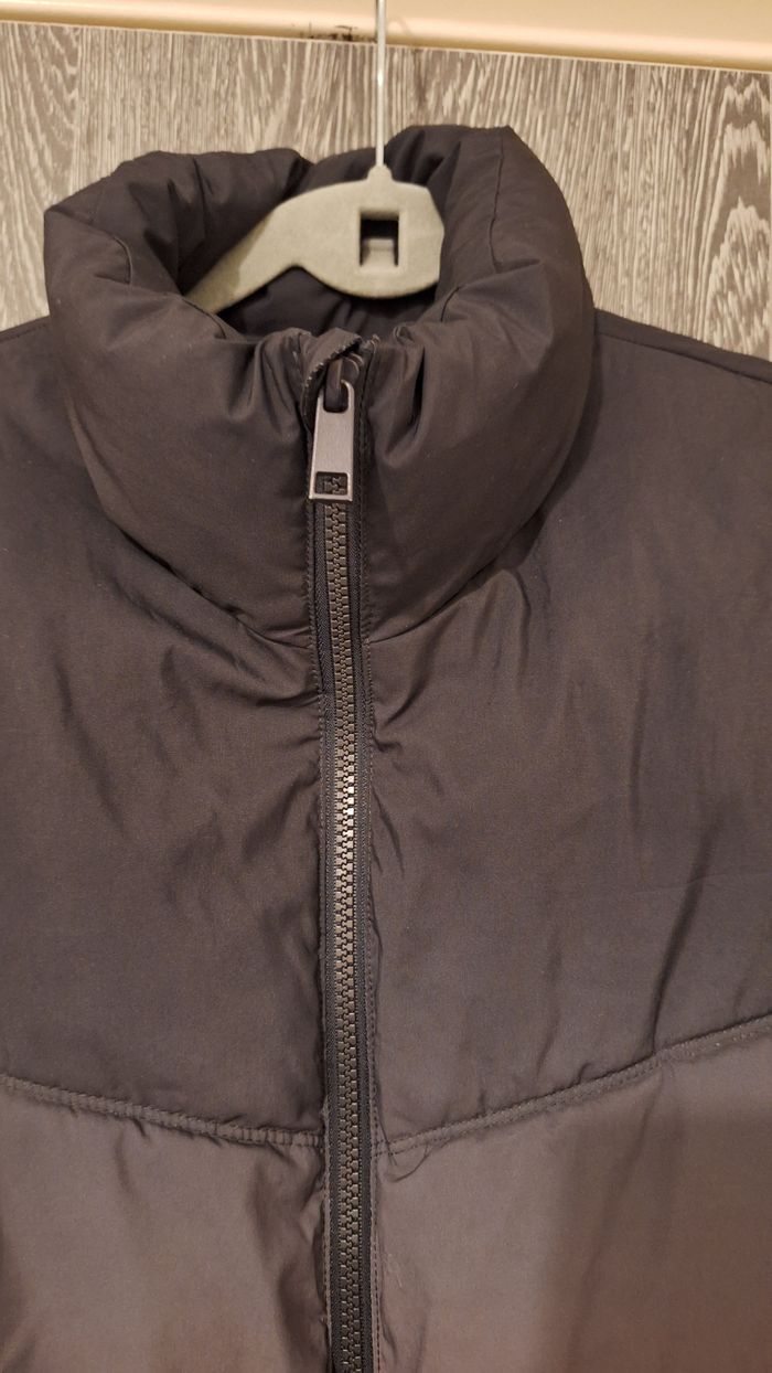 Doudoune épaisse tie and dye gris et noir - photo numéro 5