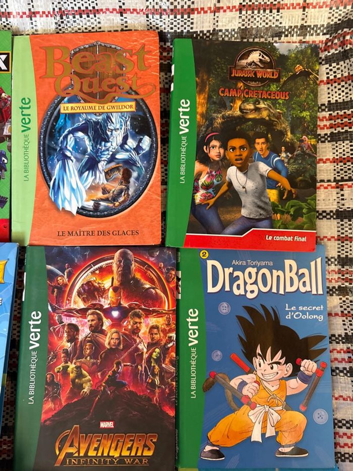 Lot de 9 livres bibliothèque verte - photo numéro 3