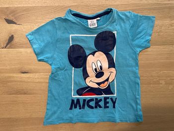 T-shirt manches courtes bleu Disney 2 ans