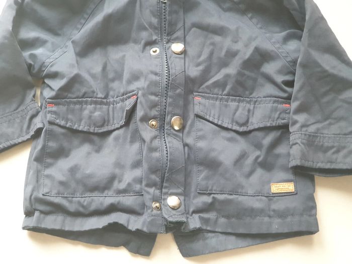 1 blouson coupe vent bleu printemps marque kiabi 18 mois 77-82 cm - photo numéro 2