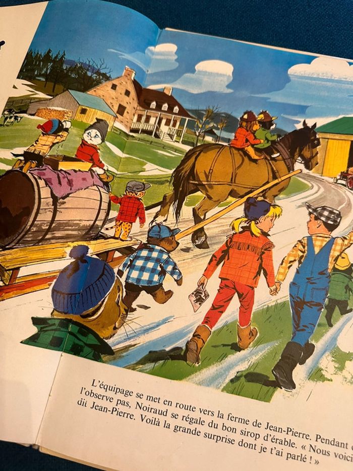 1981 Livre ancien blanc Caroline au Canada Grands albums Hachette bd Pierre Probst - photo numéro 6