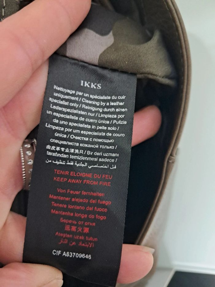 Ikks sac à main PLUM bandoulière cuir vachette neuf - photo numéro 16