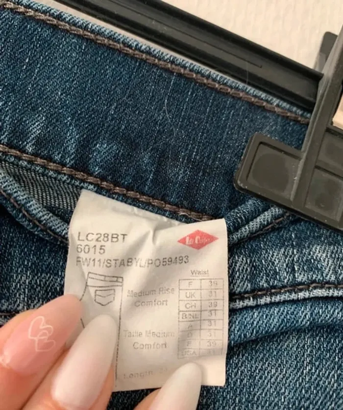 Short en jean Lee Cooper – Homme – Taille 39 - photo numéro 4